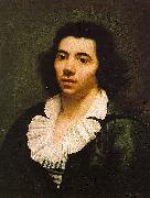 Anne-Louis Girodet de Roussy-Trioson Self portrait oil painting